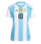 Argentinië Lionel Messi #10 Thuis tenue voor Dames Copa America 2024 Korte Mouwen