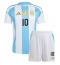 Argentinië Lionel Messi #10 Thuis tenue voor kinderen Copa America 2024 Korte Mouwen (+ broek)