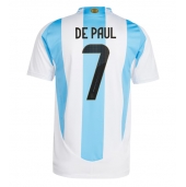 Argentinië Rodrigo De Paul #7 Thuis tenue Copa America 2024 Korte Mouwen