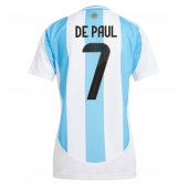 Argentinië Rodrigo De Paul #7 Thuis tenue voor Dames Copa America 2024 Korte Mouwen