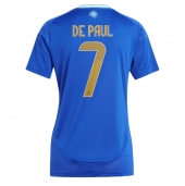 Argentinië Rodrigo De Paul #7 Uit tenue voor Dames Copa America 2024 Korte Mouwen