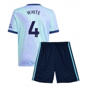 Arsenal Ben White #4 Derde tenue voor kinderen 2024-25 Korte Mouwen (+ broek)