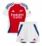 Arsenal Ben White #4 Thuis tenue voor kinderen 2024-25 Korte Mouwen (+ broek)