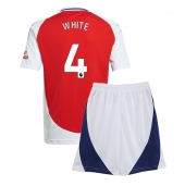 Arsenal Ben White #4 Thuis tenue voor kinderen 2024-25 Korte Mouwen (+ broek)