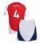 Arsenal Ben White #4 Thuis tenue voor kinderen 2024-25 Korte Mouwen (+ broek)