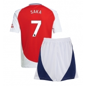 Arsenal Bukayo Saka #7 Thuis tenue voor kinderen 2024-25 Korte Mouwen (+ broek)