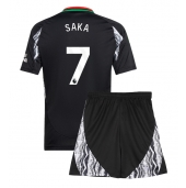 Arsenal Bukayo Saka #7 Uit tenue voor kinderen 2024-25 Korte Mouwen (+ broek)