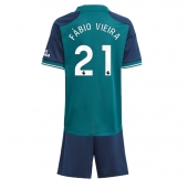 Arsenal Fabio Vieira #21 Derde tenue voor kinderen 2023-24 Korte Mouwen (+ broek)