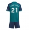 Arsenal Fabio Vieira #21 Derde tenue voor kinderen 2023-24 Korte Mouwen (+ broek)