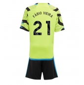 Arsenal Fabio Vieira #21 Uit tenue voor kinderen 2023-24 Korte Mouwen (+ broek)