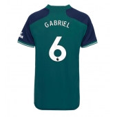 Arsenal Gabriel Magalhaes #6 Derde tenue voor Dames 2023-24 Korte Mouwen