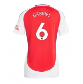 Arsenal Gabriel Magalhaes #6 Thuis tenue voor Dames 2024-25 Korte Mouwen