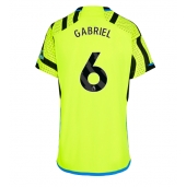 Arsenal Gabriel Magalhaes #6 Uit tenue voor Dames 2023-24 Korte Mouwen