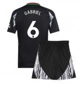 Arsenal Gabriel Magalhaes #6 Uit tenue voor kinderen 2024-25 Korte Mouwen (+ broek)