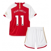 Arsenal Gabriel Martinelli #11 Thuis tenue voor kinderen 2023-24 Korte Mouwen (+ broek)