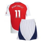 Arsenal Gabriel Martinelli #11 Thuis tenue voor kinderen 2024-25 Korte Mouwen (+ broek)