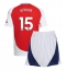 Arsenal Jakub Kiwior #15 Thuis tenue voor kinderen 2024-25 Korte Mouwen (+ broek)