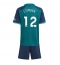 Arsenal Jurrien Timber #12 Derde tenue voor kinderen 2023-24 Korte Mouwen (+ broek)