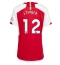 Arsenal Jurrien Timber #12 Thuis tenue voor Dames 2023-24 Korte Mouwen