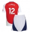 Arsenal Jurrien Timber #12 Thuis tenue voor kinderen 2024-25 Korte Mouwen (+ broek)