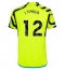 Arsenal Jurrien Timber #12 Uit tenue 2023-24 Korte Mouwen