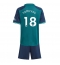 Arsenal Takehiro Tomiyasu #18 Derde tenue voor kinderen 2023-24 Korte Mouwen (+ broek)