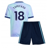 Arsenal Takehiro Tomiyasu #18 Derde tenue voor kinderen 2024-25 Korte Mouwen (+ broek)