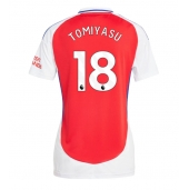 Arsenal Takehiro Tomiyasu #18 Thuis tenue voor Dames 2024-25 Korte Mouwen