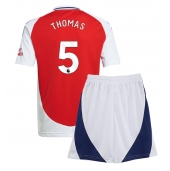 Arsenal Thomas Partey #5 Thuis tenue voor kinderen 2024-25 Korte Mouwen (+ broek)