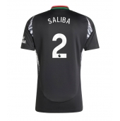 Arsenal William Saliba #2 Uit tenue 2024-25 Korte Mouwen