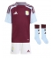 Aston Villa Amadou Onana #24 Thuis tenue voor kinderen 2024-25 Korte Mouwen (+ broek)