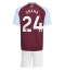 Aston Villa Amadou Onana #24 Thuis tenue voor kinderen 2024-25 Korte Mouwen (+ broek)