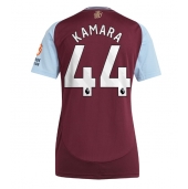 Aston Villa Boubacar Kamara #44 Thuis tenue voor Dames 2024-25 Korte Mouwen