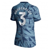 Aston Villa Diego Carlos #3 Derde tenue voor Dames 2023-24 Korte Mouwen