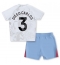 Aston Villa Diego Carlos #3 Uit tenue voor kinderen 2023-24 Korte Mouwen (+ broek)