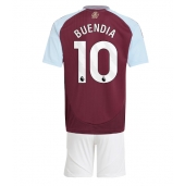 Aston Villa Emiliano Buendia #10 Thuis tenue voor kinderen 2024-25 Korte Mouwen (+ broek)