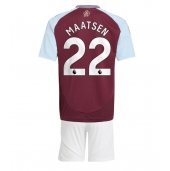 Aston Villa Ian Maatsen #22 Thuis tenue voor kinderen 2024-25 Korte Mouwen (+ broek)