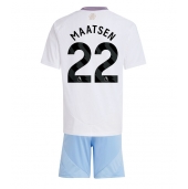 Aston Villa Ian Maatsen #22 Uit tenue voor kinderen 2024-25 Korte Mouwen (+ broek)