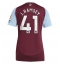 Aston Villa Jacob Ramsey #41 Thuis tenue voor Dames 2024-25 Korte Mouwen