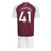 Aston Villa Jacob Ramsey #41 Thuis tenue voor kinderen 2024-25 Korte Mouwen (+ broek)