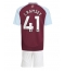 Aston Villa Jacob Ramsey #41 Thuis tenue voor kinderen 2024-25 Korte Mouwen (+ broek)