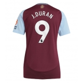 Aston Villa Jhon Duran #9 Thuis tenue voor Dames 2024-25 Korte Mouwen