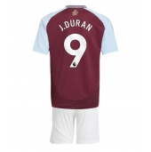 Aston Villa Jhon Duran #9 Thuis tenue voor kinderen 2024-25 Korte Mouwen (+ broek)