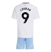 Aston Villa Jhon Duran #9 Uit tenue voor kinderen 2024-25 Korte Mouwen (+ broek)