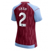 Aston Villa Matty Cash #2 Thuis tenue voor Dames 2023-24 Korte Mouwen