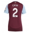 Aston Villa Matty Cash #2 Thuis tenue voor Dames 2024-25 Korte Mouwen