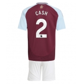 Aston Villa Matty Cash #2 Thuis tenue voor kinderen 2024-25 Korte Mouwen (+ broek)