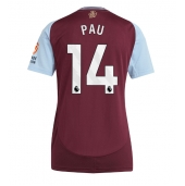 Aston Villa Pau Torres #14 Thuis tenue voor Dames 2024-25 Korte Mouwen