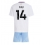 Aston Villa Pau Torres #14 Uit tenue voor kinderen 2024-25 Korte Mouwen (+ broek)