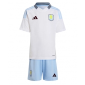 Aston Villa Uit tenue voor kinderen 2024-25 Korte Mouwen (+ broek)